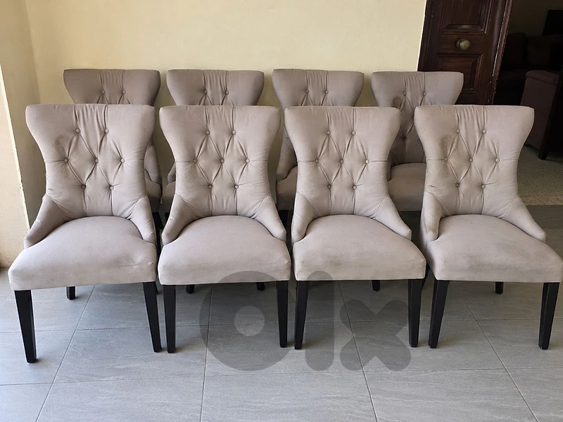 8 Dining Chairs - Used