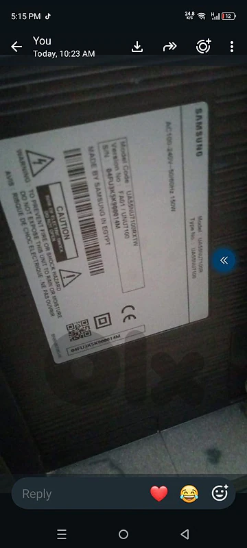 Samsung 55 LED smart tv