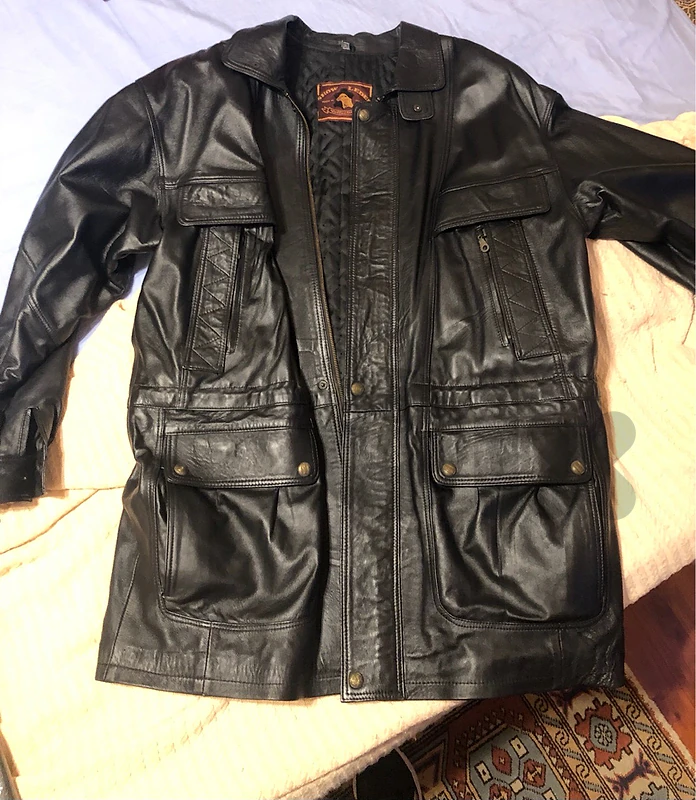 Real Italian leather man jacket