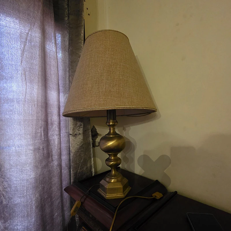 antique table lamp