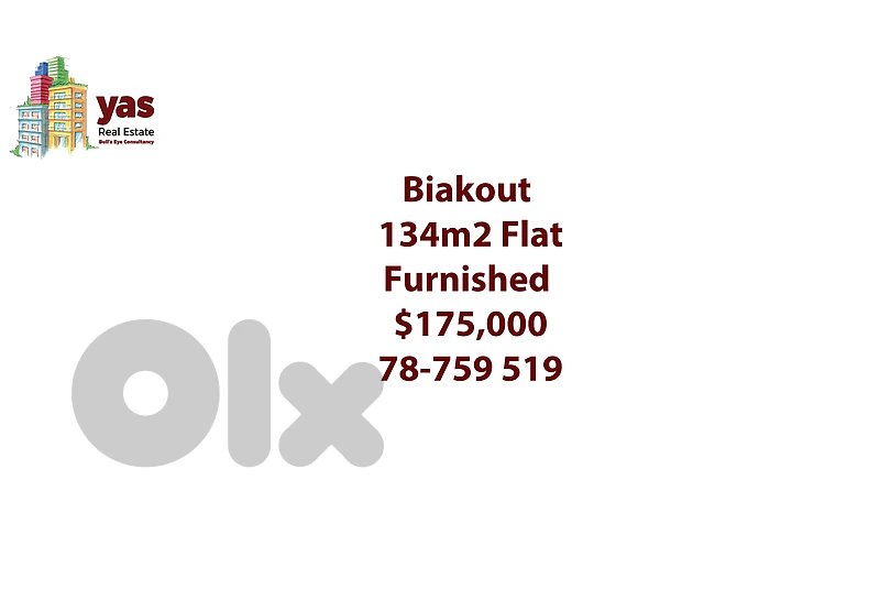 Biakout 134m2 | View | Furnished | Classy | EXcellent Condition | PED