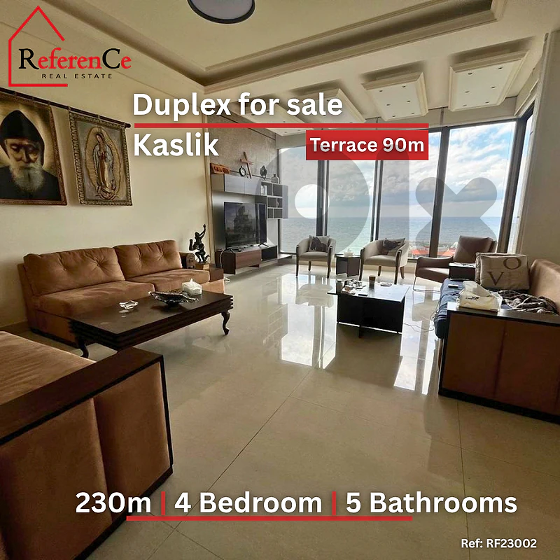 Duplex with terrace in Kaslik for sale دوبلكس مع تراس في كسليك