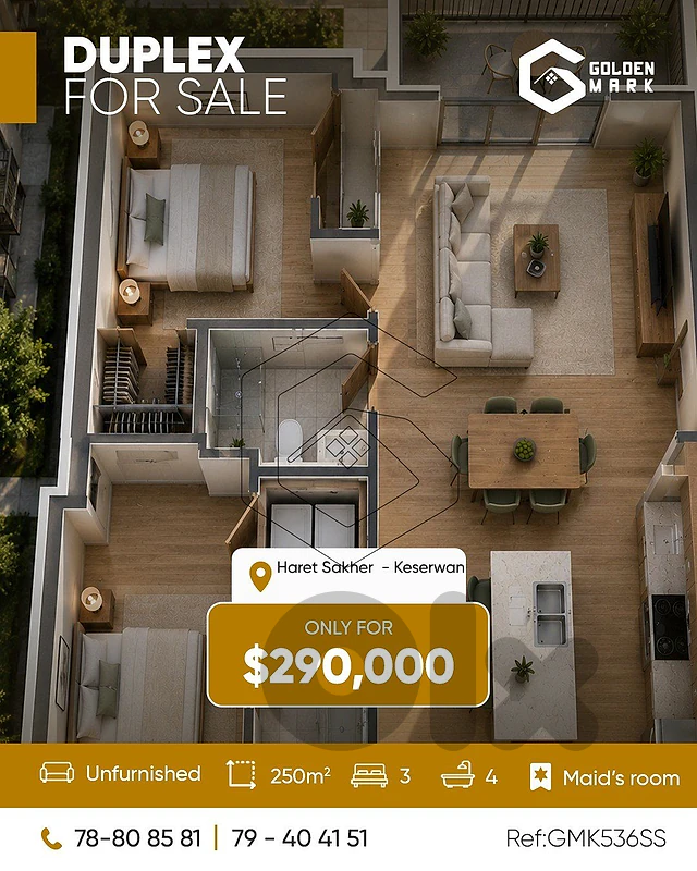 GMK536SS - Duplex For Sale In Haret Sakher - دوبلكس للبيع حارة صخر GMK536SS - Duplex For Sale In Haret Sakher - دوبلكس للبيع حارة صخر