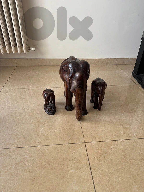 massif wood elephants