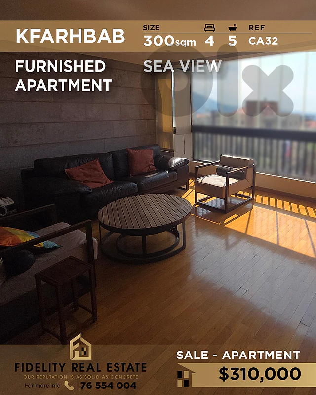 Apartment for sale in Kfarhbab CA32 شقة للبيع في كفرحباب