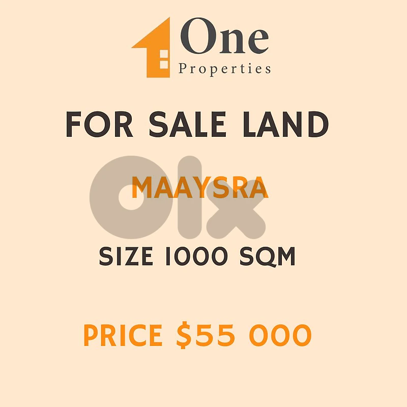 LAND FOR SALE IN MAAYSRA