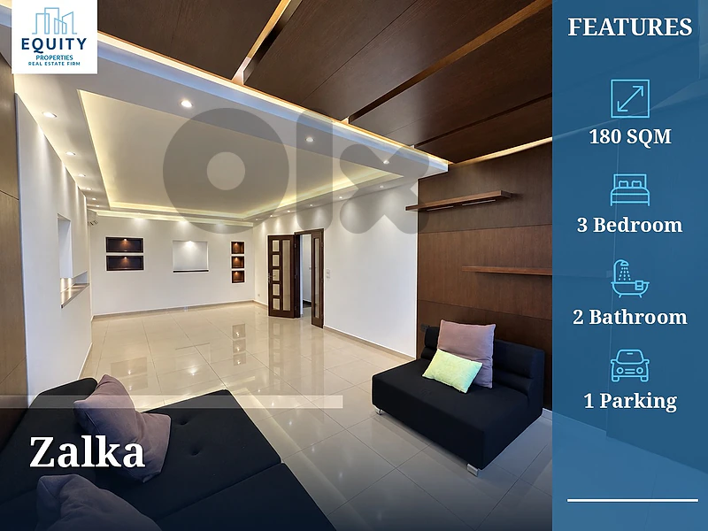 Furnished 180 SQM Apartment For Rent In Zalka #MZ32755