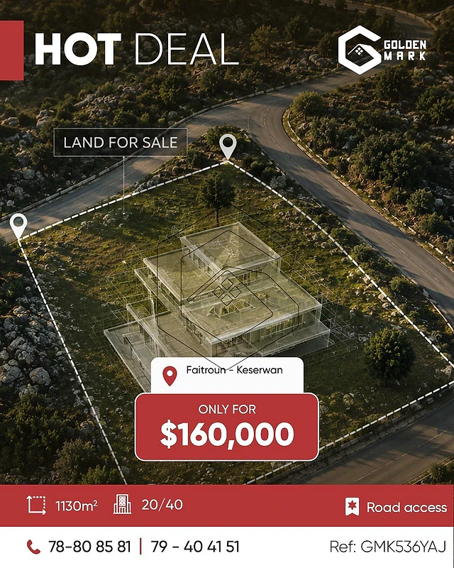 GMK536YAJ -  Land For Sale In Faitroun   - أرض للبيع في فيطرون