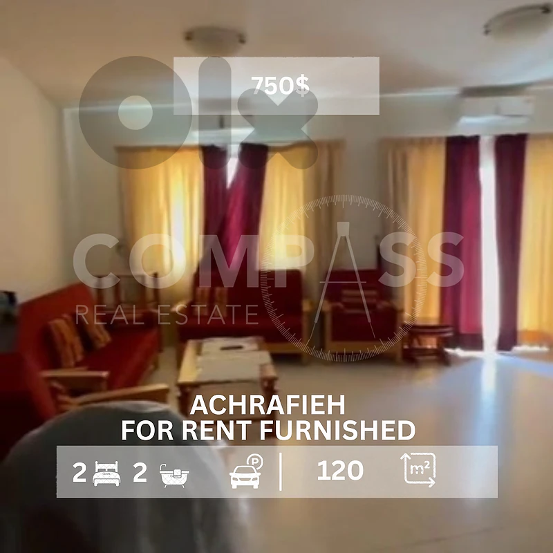 FURNISHED APARTMENT FOR RENT  IN ACHRAFIEH