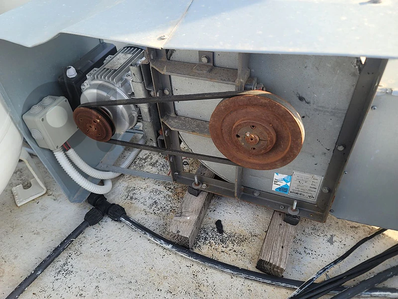turbine and hood