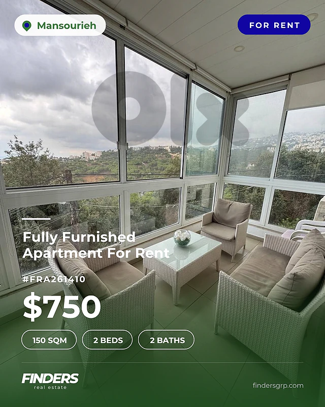 Apartment for rent in Mansourieh!