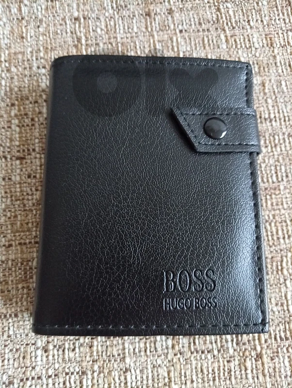black leather wallet