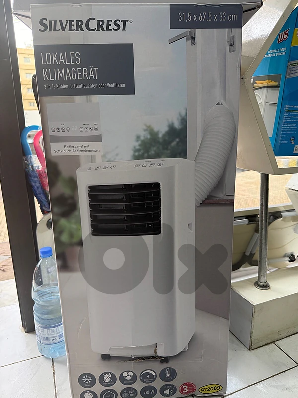 silvercrest movable ac climatiseur portable 7000btu cooling