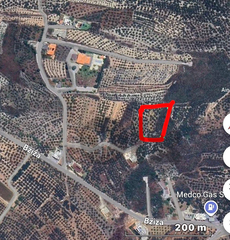 Land for sale amioun koura