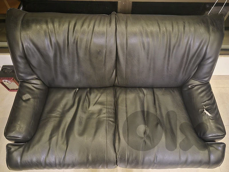 leather sofa