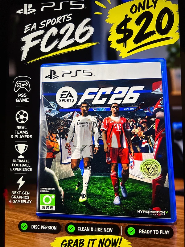 fc26 arabic edition open box never used for only 18$