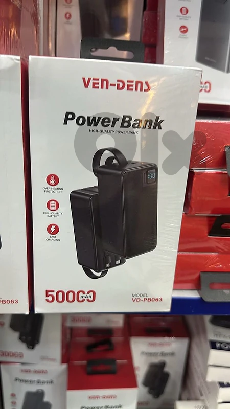power bank 50,000mAh and with 2 charge typ