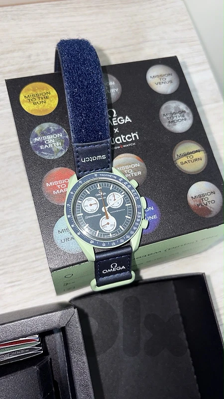 Omega X Swatch mission to earth