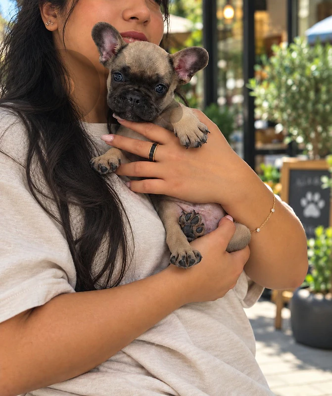 Bleu Fawn Frenchie Available in Store now + Delivery 🐾🤎