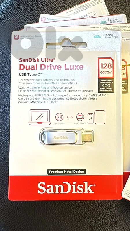 Sandisk Dual Drive Luxe usb-c 128gb