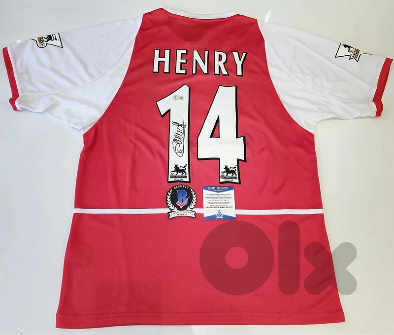 Thierry Henry's Arsenal 2002/03 Authentic Signed Shirt
