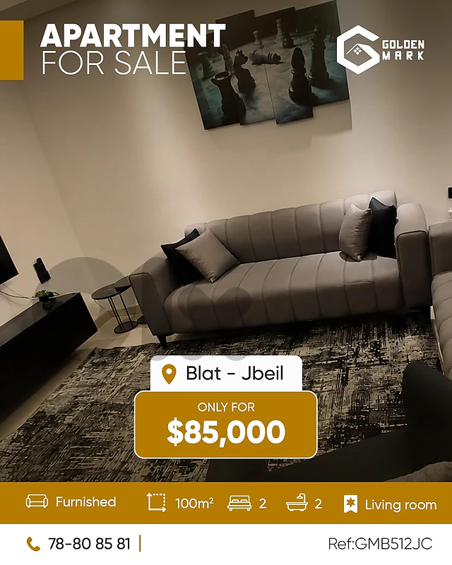 GMB512JC - Apartment For Sale In Blat - شقة للبيع في بلاط