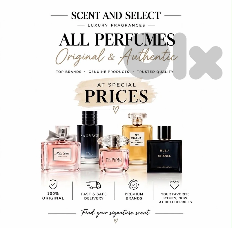 We have all authentic perfumes made in france original 100% guaranteed