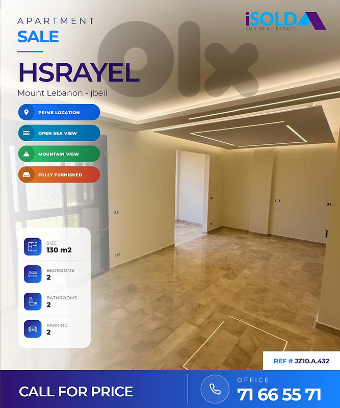 Fully Decorated Apartment For Sale in Hosrayel