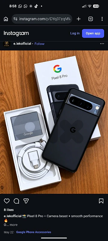 Google Pixel 8 Pro ( 256 Gb / 12 Ram ) Mint Condition