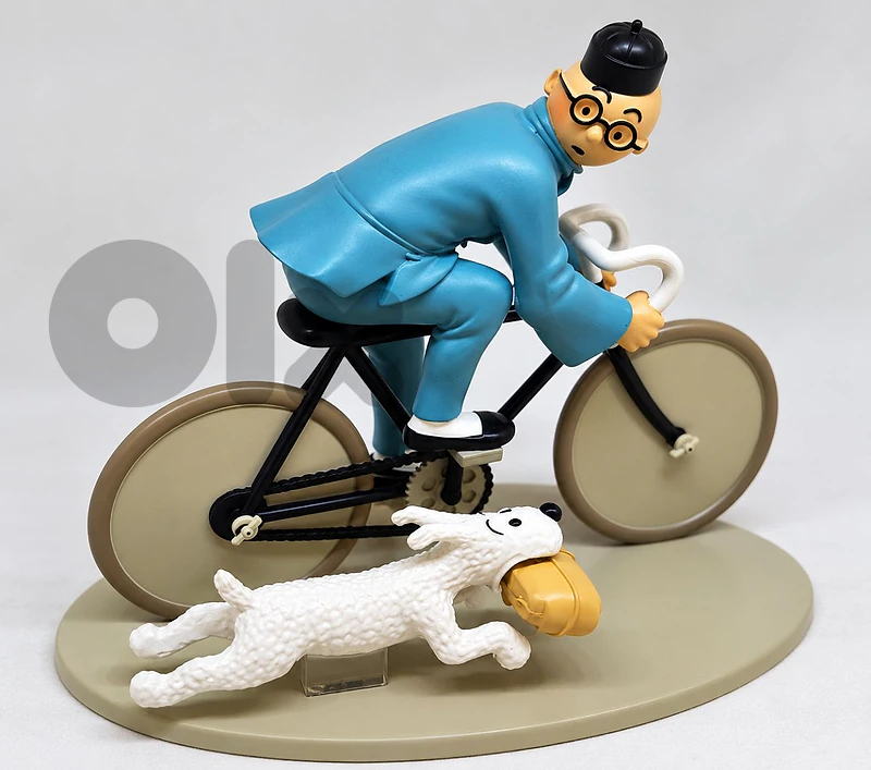 Tintin & Snowy on a Bicycle – The Blue Lotus – Colourised – 42291