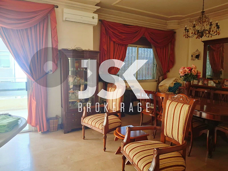L22852 Furnished Apartment With Sea View For Sale in Zouk Mosbeh