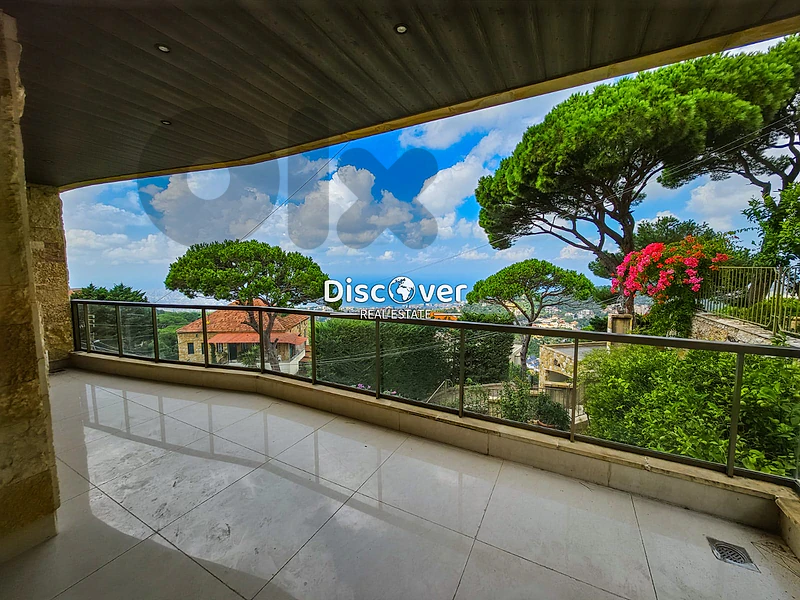 1 Minute from Broummana Square | Apartment with Garden for sale