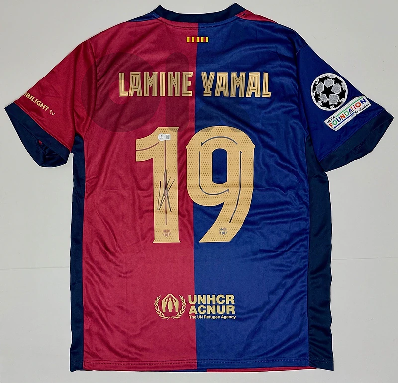 Lamine Yamal Signed Barcelona FC Jersey