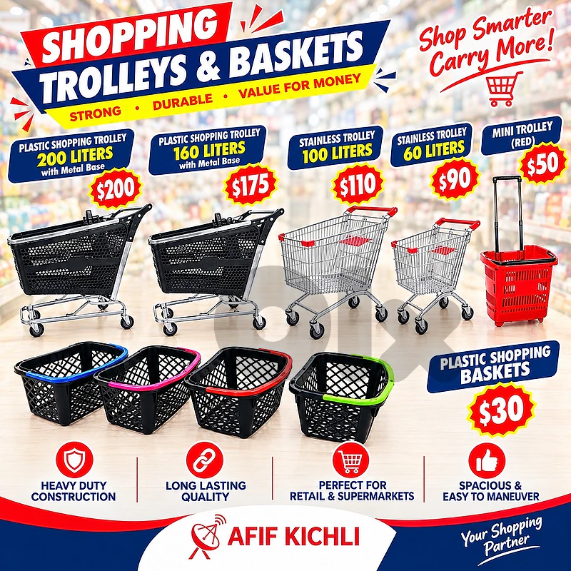 Trolley-Basket for Supermarket-Buidling