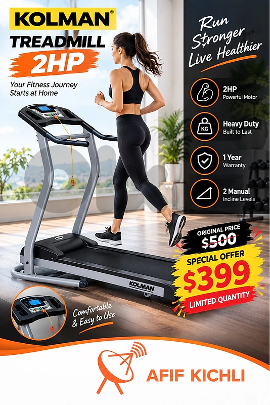Kolman Treadmill 2HP