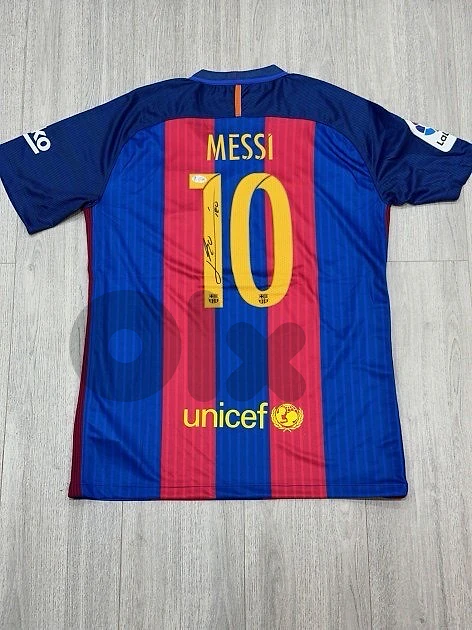 FC Barcelona 2016/17 Lionel Messi Signed Jersey