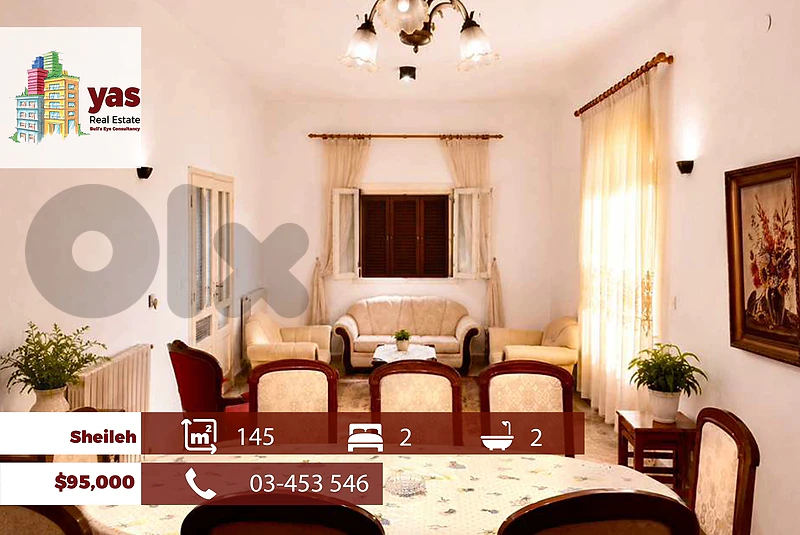 Sheileh 145m2 | Well Maintained | Luxury | Lebanes Style | EL