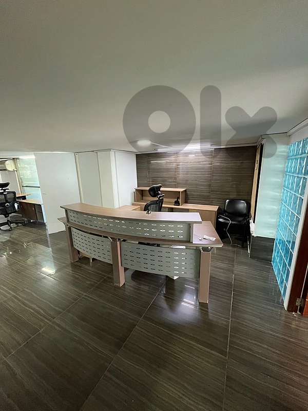 Furnished Office 120m2 Dekwaneh near ALFA Towers- مكتب مفروش الدكوانة