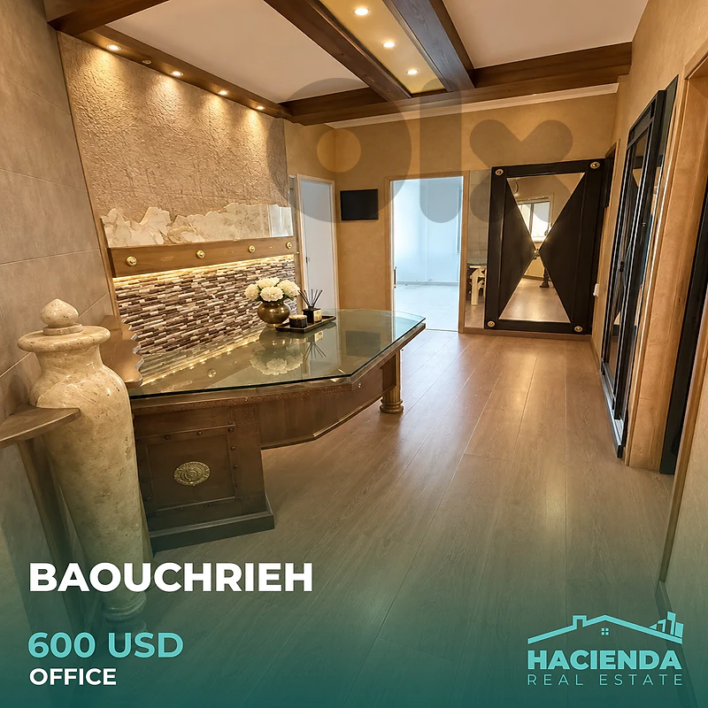 Luxurious Office For Rent In Baouchrieh