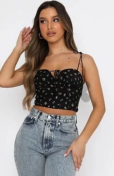 floral tank top