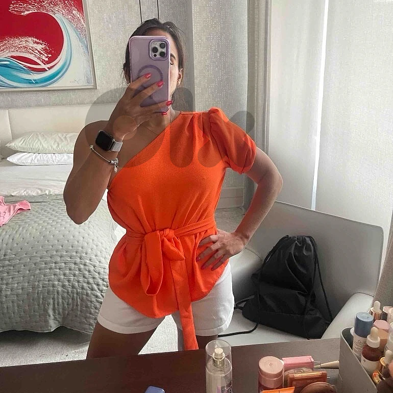 one shoulder top