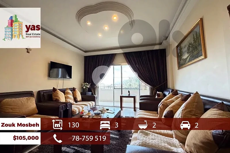 Zouk Mosbeh 130m2 | Prime Location | Panoramic View | EH/EL