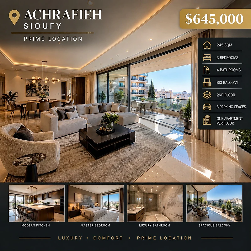 Apartment for Sale in Achrafieh - شقة للبيع في الأشرفية Apartment for Sale in Achrafieh - شقة للبيع في الأشرفية