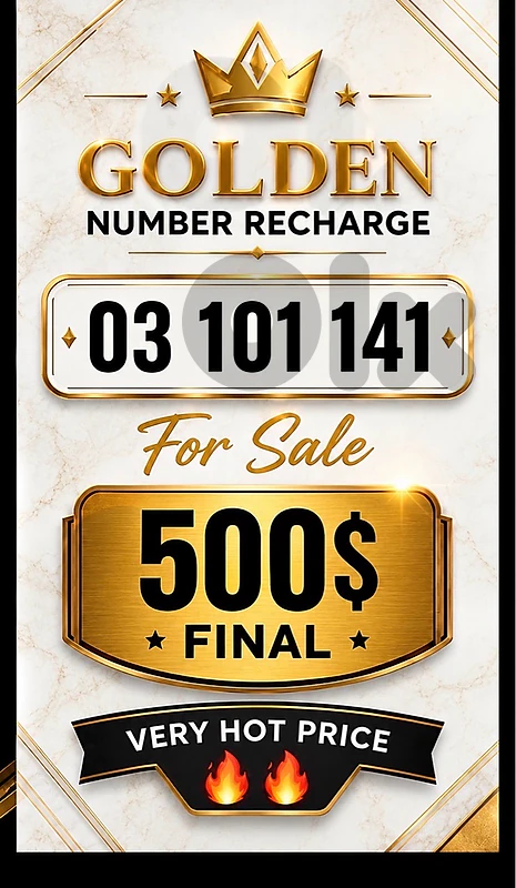 golden number 03 101 141 — super hot price