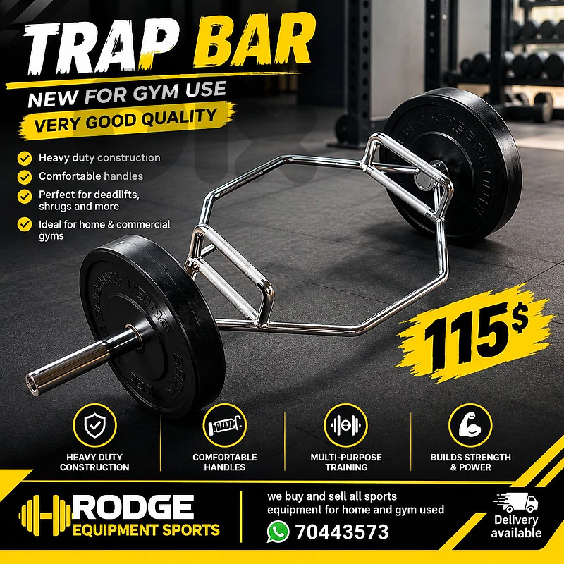 Trap bar new for gym use very good quality