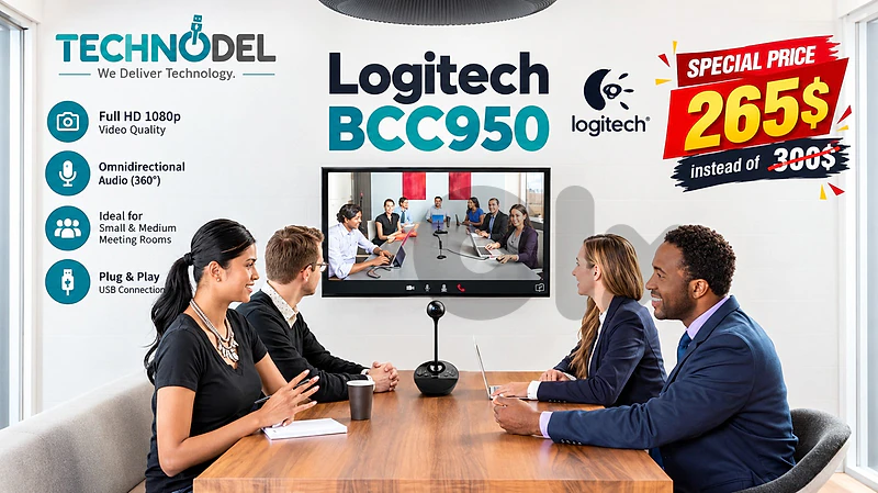 Logitech BCC950 All-in-One Webcam & Speakerphone