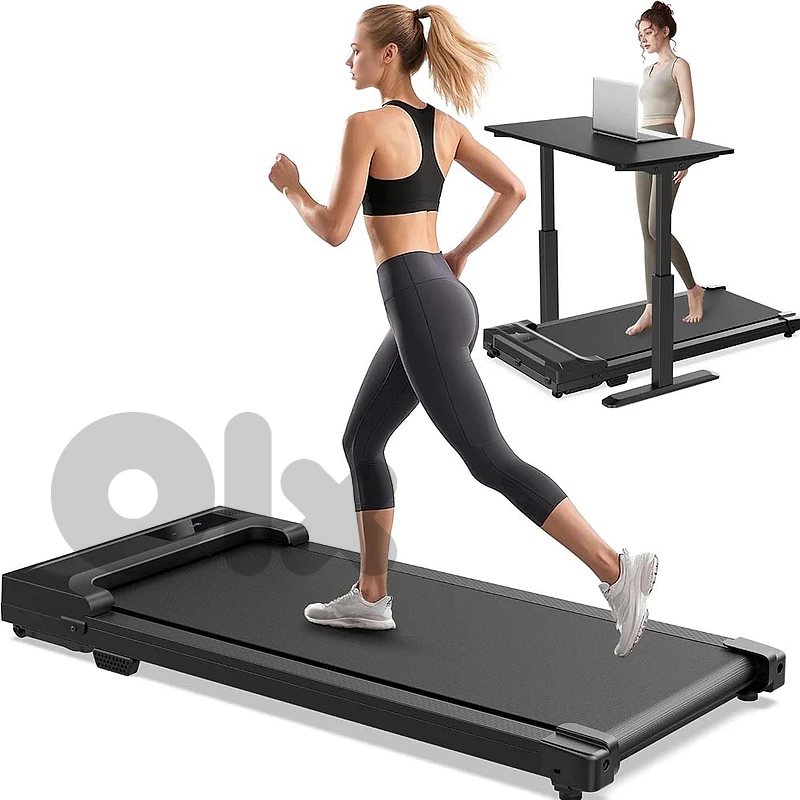 2.0HP Walking Pad Treadmill – Under Desk Compact Treadmill with Remote