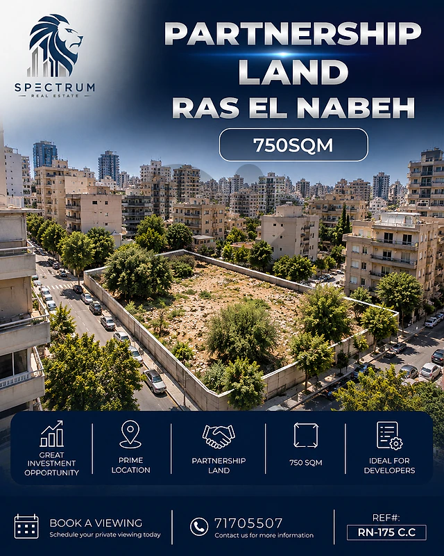 PARTNERSHIP LAND FOR SALE IN RAS EL NABEH | RN-175 C.C