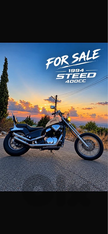 Steed 400 Chopper Styled