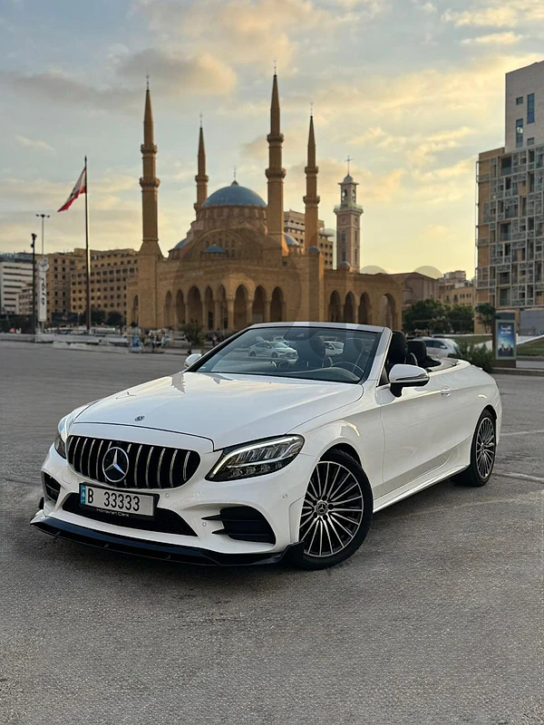 Rent cars wedding Mercedes C-class 2020